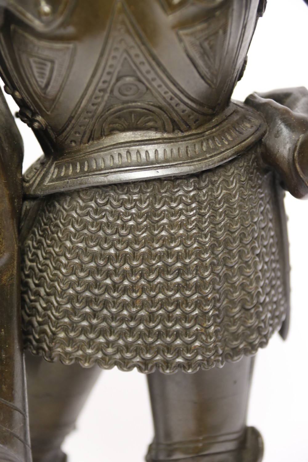 Superb pair mid 19th C bronze knights, Circa 1860 View XXIV