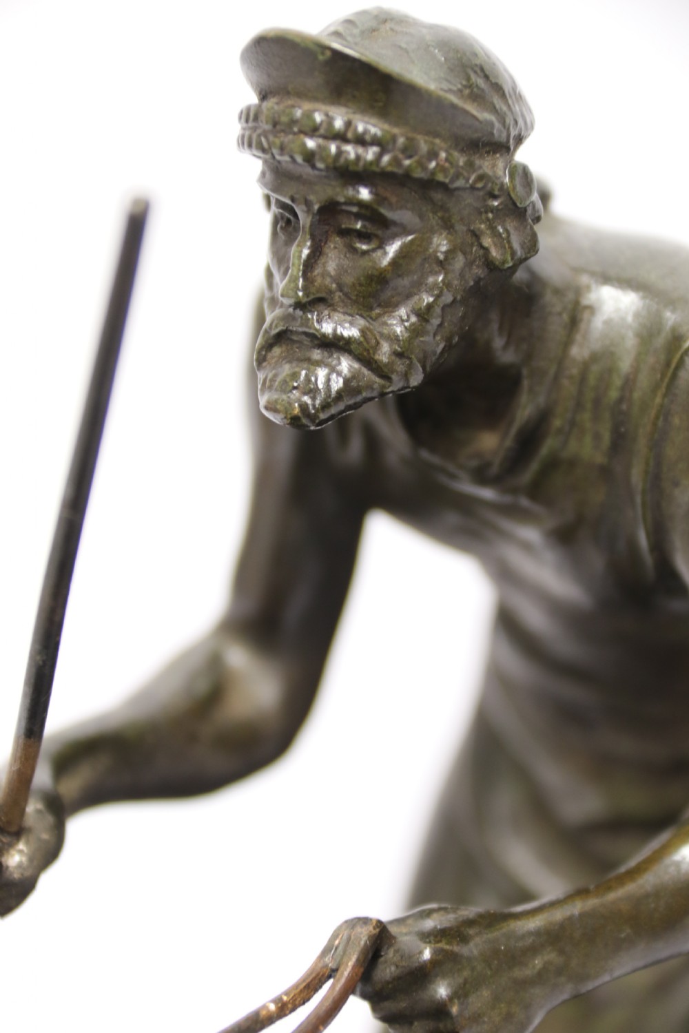 Superb Barbedienne  bronze study of a Grecian Charioteer by Emmanuel Fremiet View X