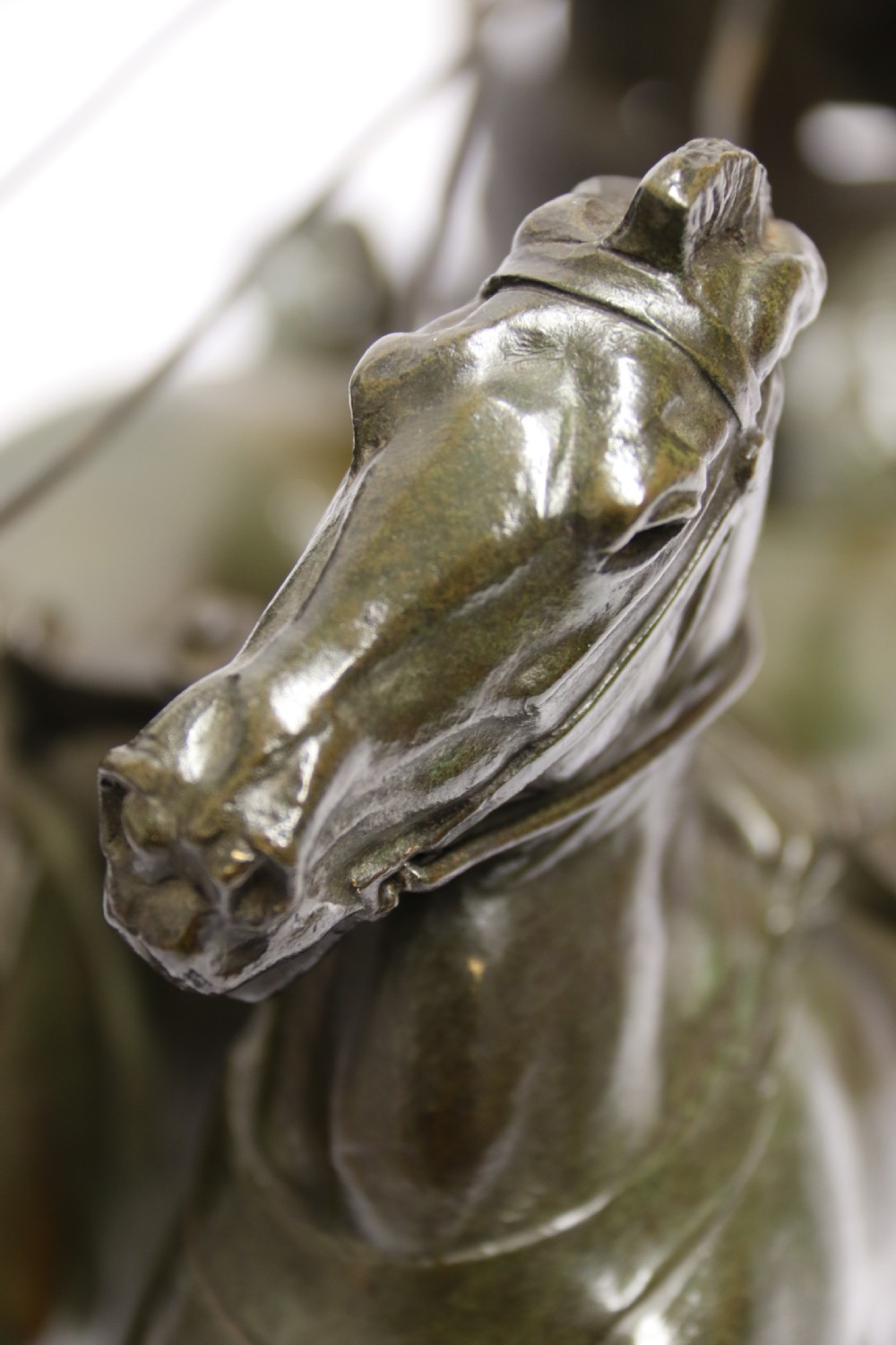 Superb Barbedienne  bronze study of a Grecian Charioteer by Emmanuel Fremiet View XV