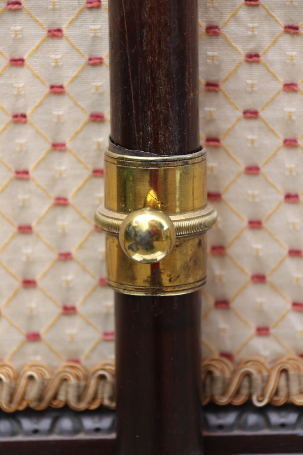 A rare 18th century Chippendale period Pole Screen, Circa 1760 View XVII