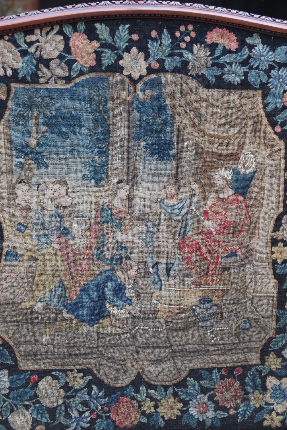 A rare 18th century Chippendale period Pole Screen, Circa 1760 View XIX
