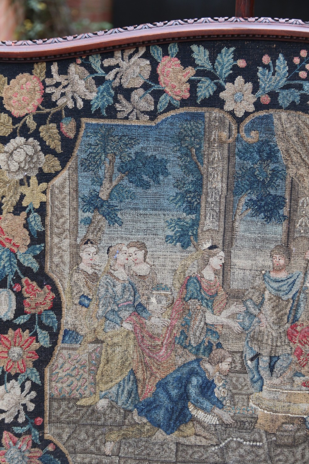 A rare 18th century Chippendale period Pole Screen, Circa 1760 View XX