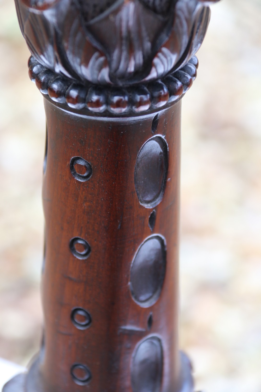A rare 18th century Chippendale period Pole Screen, Circa 1760 View XXII
