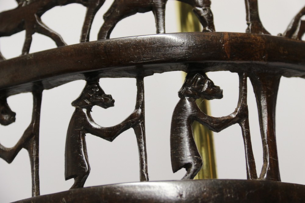 An interesting carved African hardwood hanging panel View IV