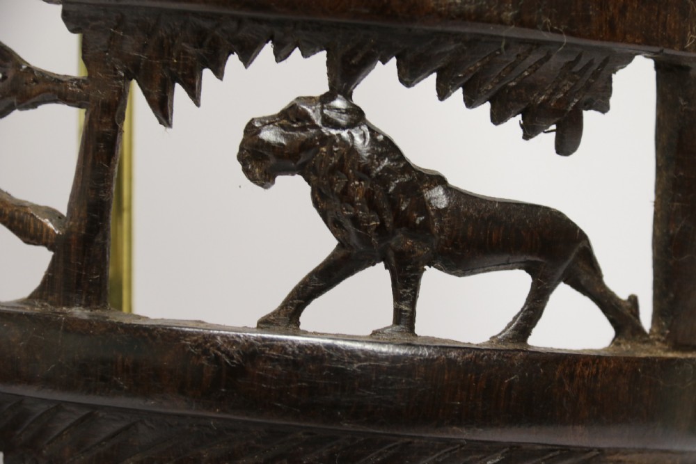 An interesting carved African hardwood hanging panel View VII