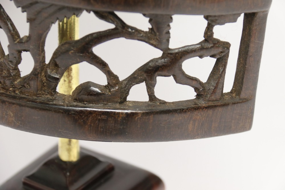 An interesting carved African hardwood hanging panel View IX