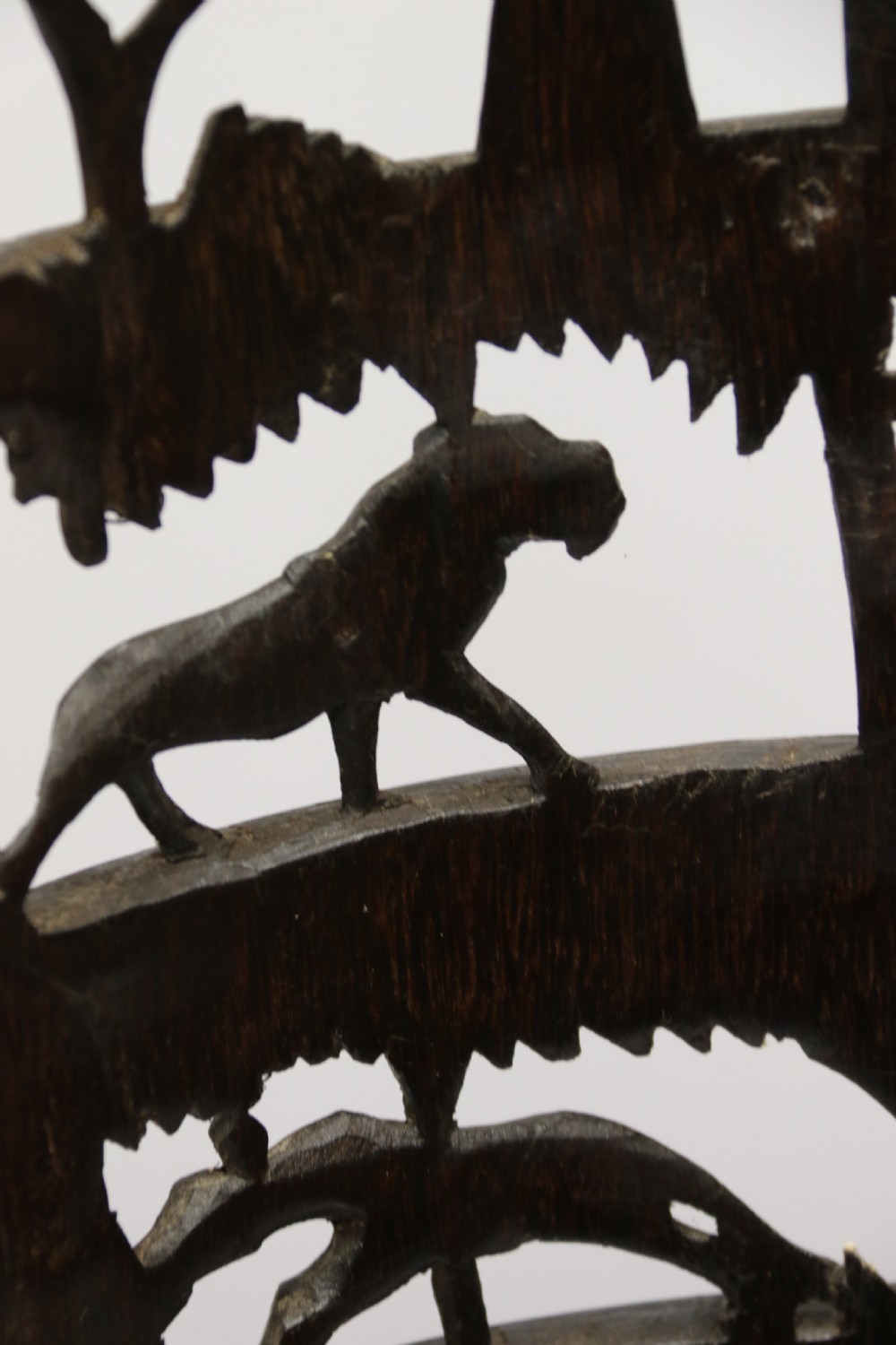 An interesting carved African hardwood hanging panel View XI
