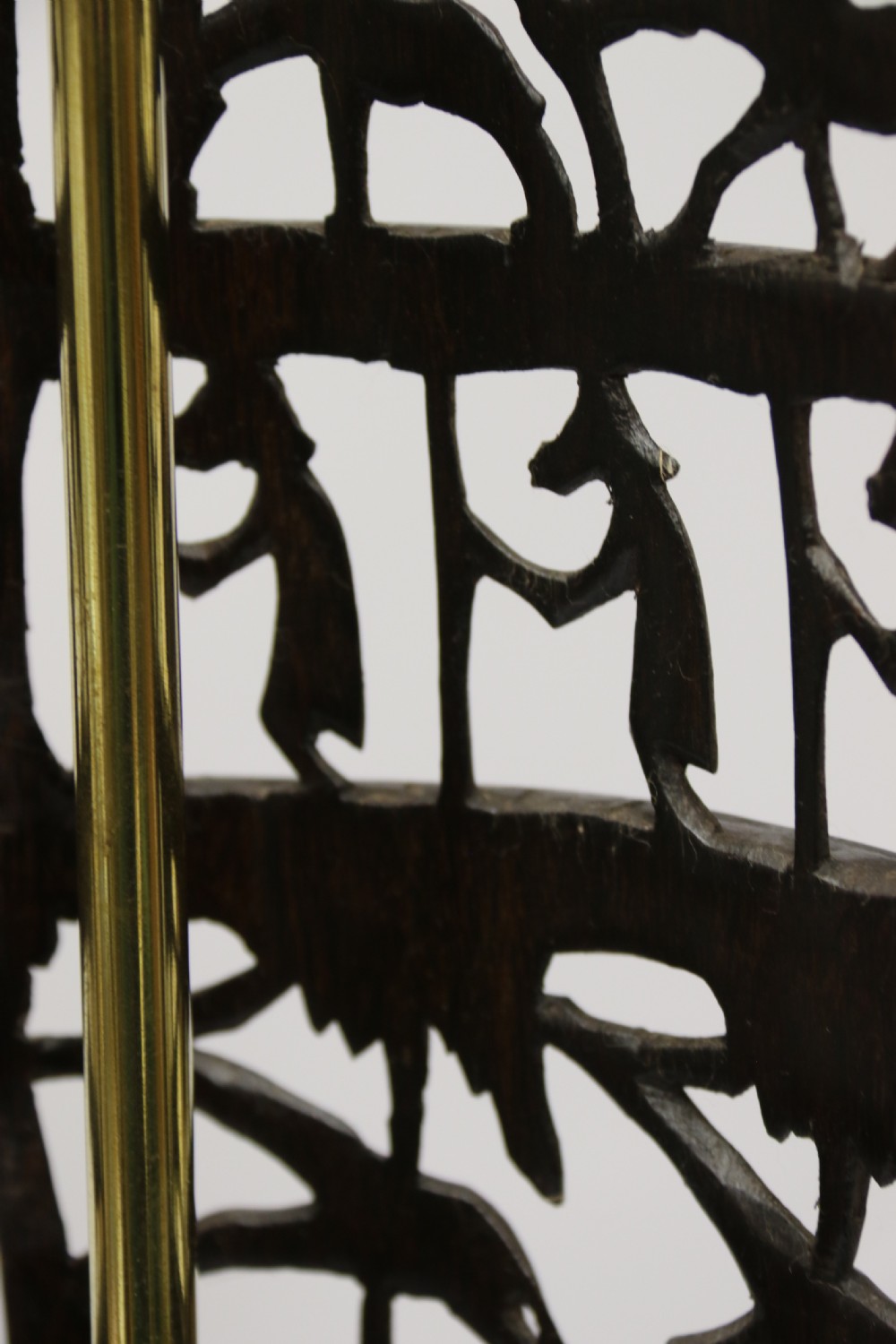 An interesting carved African hardwood hanging panel View XII