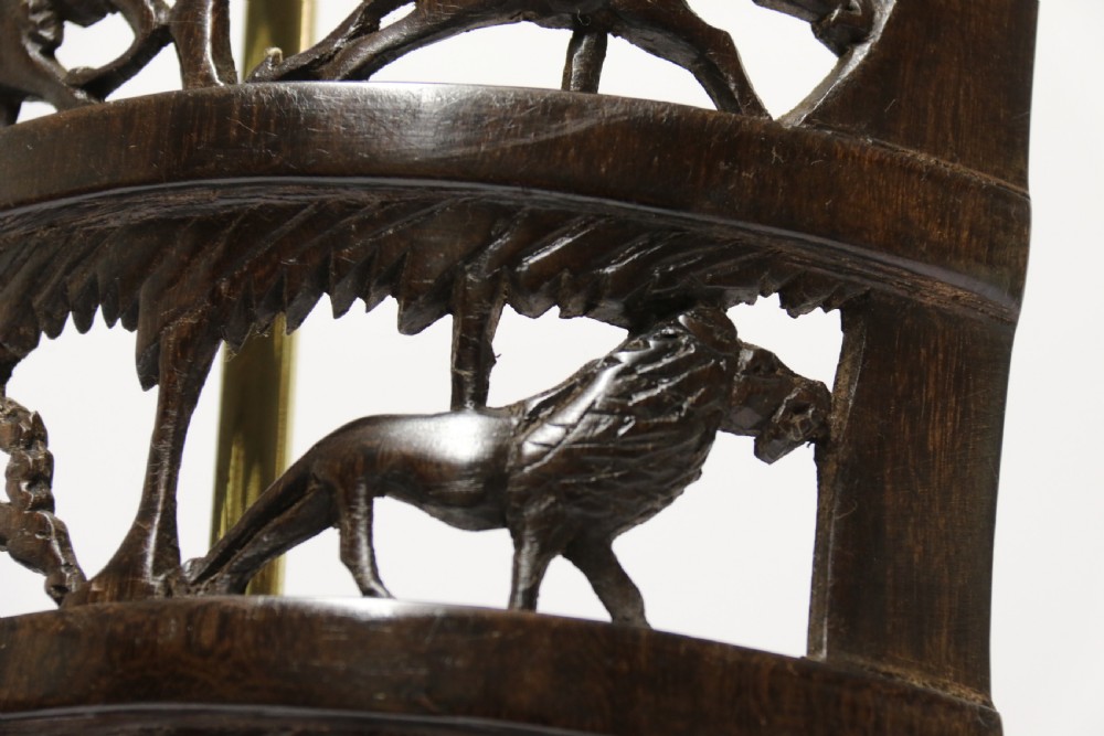 An interesting carved African hardwood hanging panel View XVIII