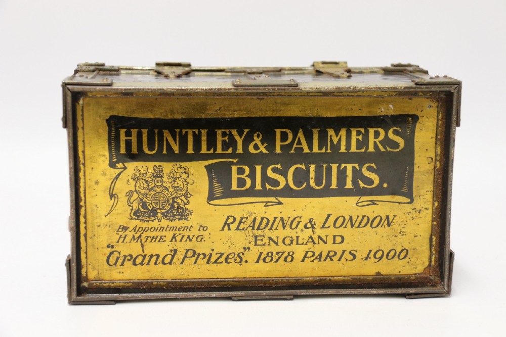 A rare Huntley and Palmers Novelty Biscuit Tin, English Circa 1900 View V