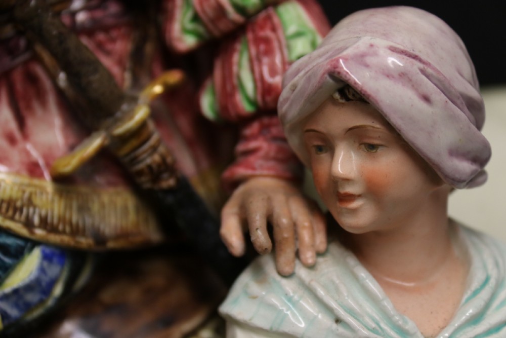 A most impressive large 19th Century Continental Pottery Figure Group View III