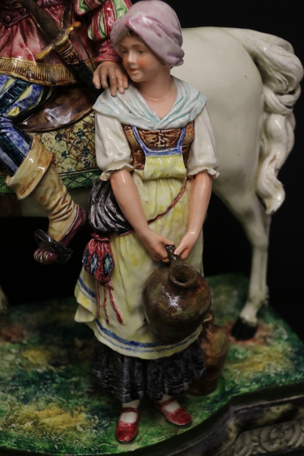 A most impressive large 19th Century Continental Pottery Figure Group View V