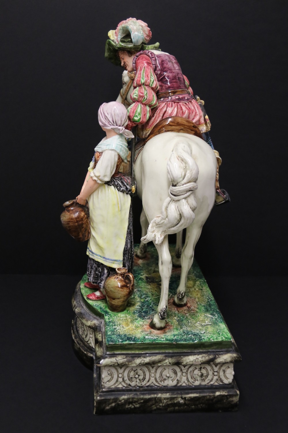 A most impressive large 19th Century Continental Pottery Figure Group View VII