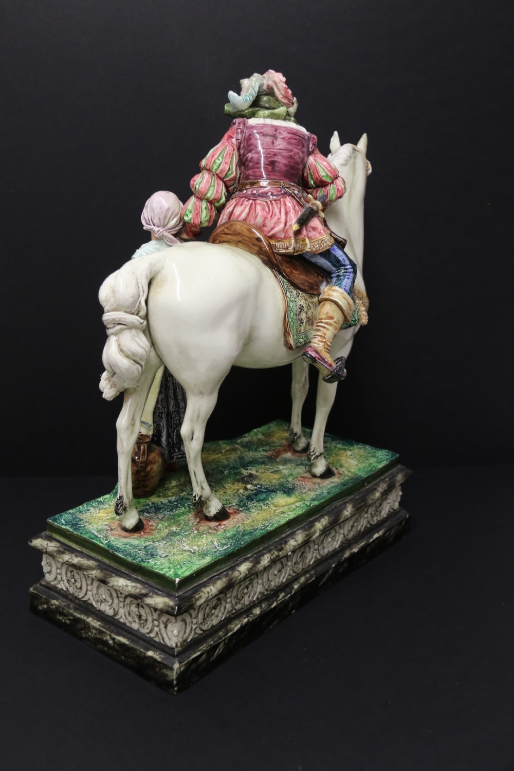 A most impressive large 19th Century Continental Pottery Figure Group View VIII