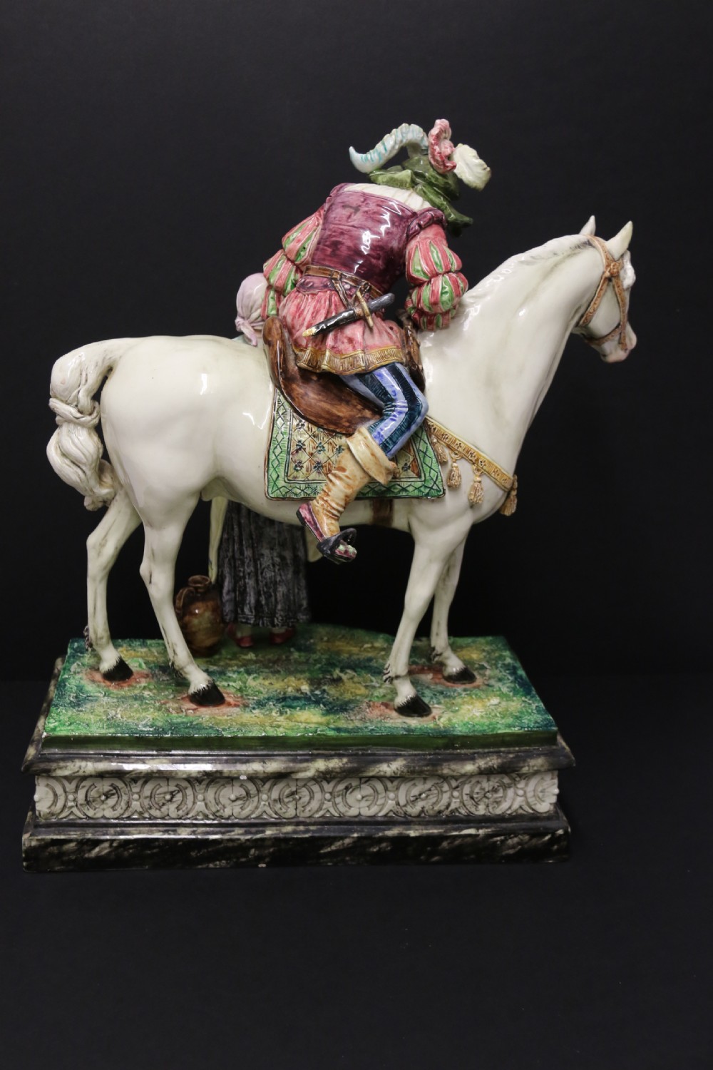 A most impressive large 19th Century Continental Pottery Figure Group View IX
