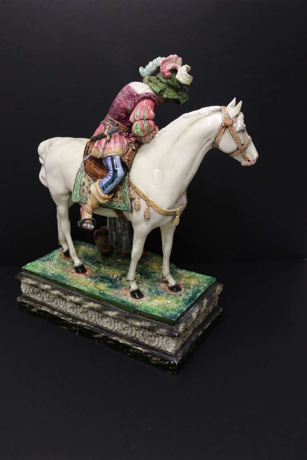 A most impressive large 19th Century Continental Pottery Figure Group View X