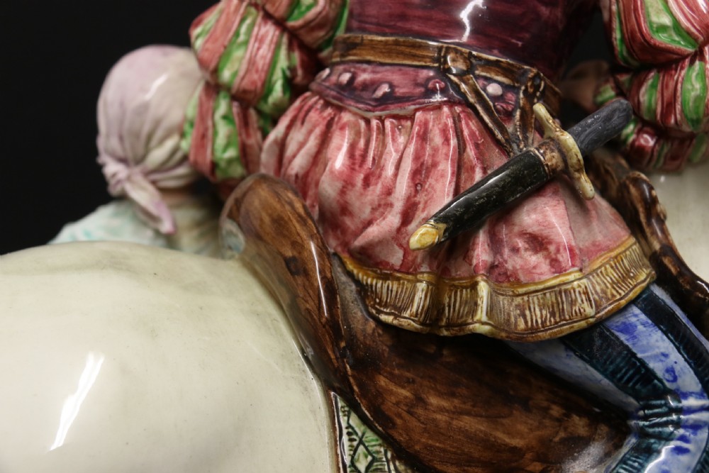 A most impressive large 19th Century Continental Pottery Figure Group View XI