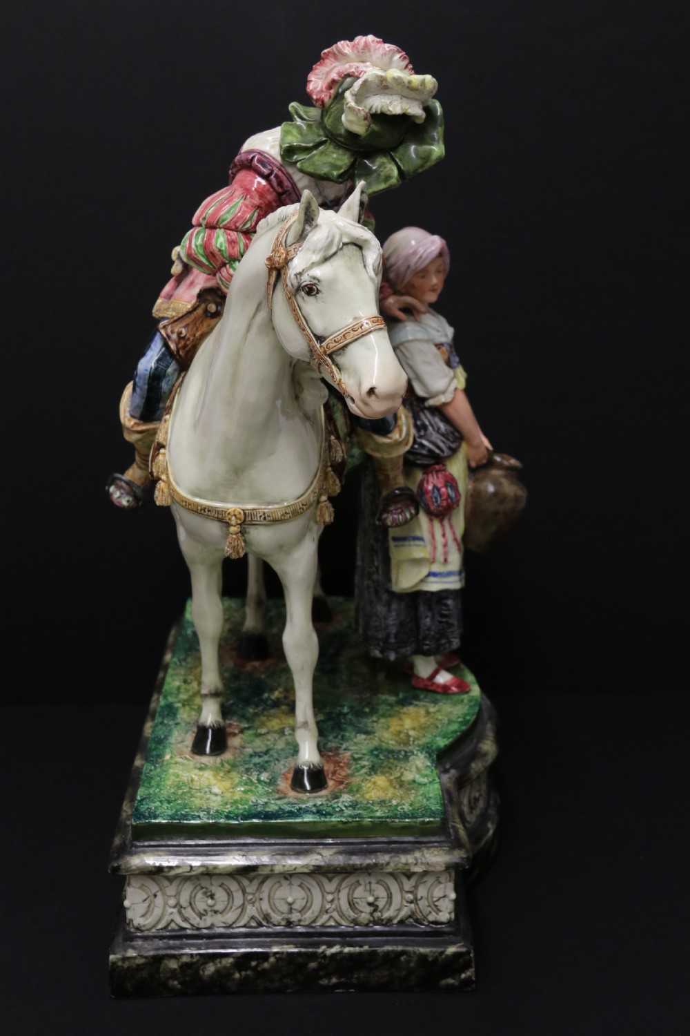 A most impressive large 19th Century Continental Pottery Figure Group View XII