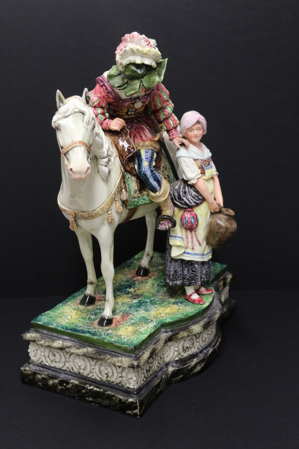 A most impressive large 19th Century Continental Pottery Figure Group View XIII