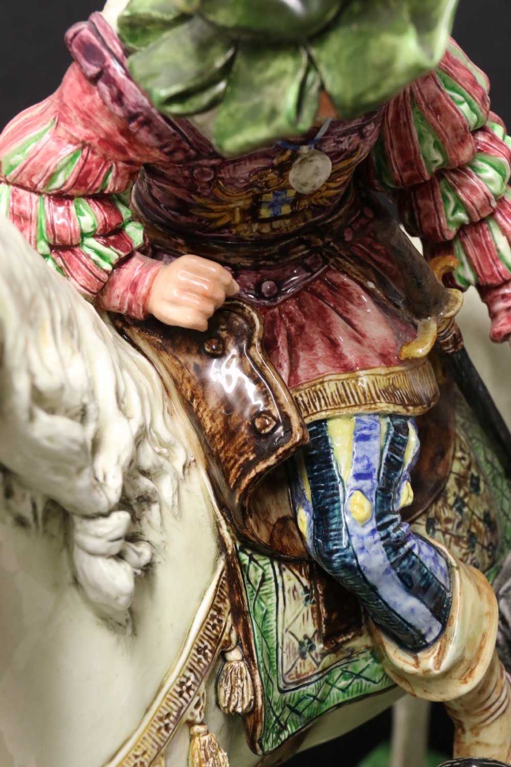 A most impressive large 19th Century Continental Pottery Figure Group View XVII