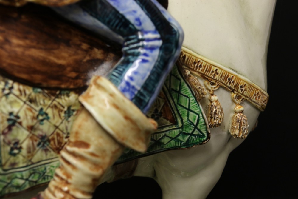 A most impressive large 19th Century Continental Pottery Figure Group View XXI