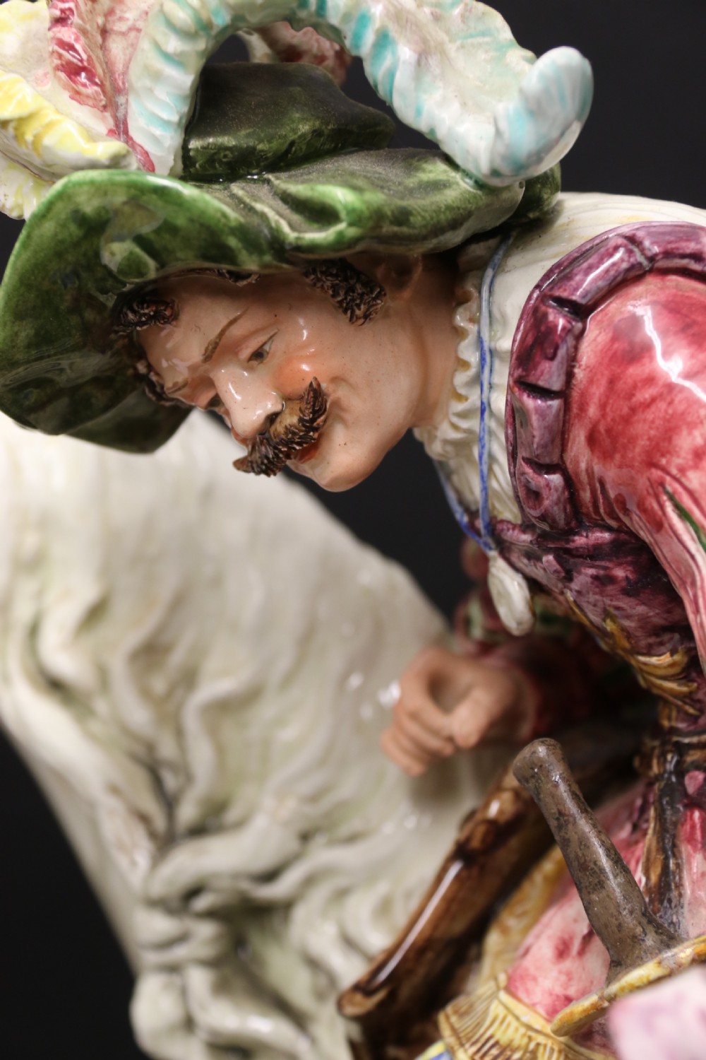 A most impressive large 19th Century Continental Pottery Figure Group View XXIV