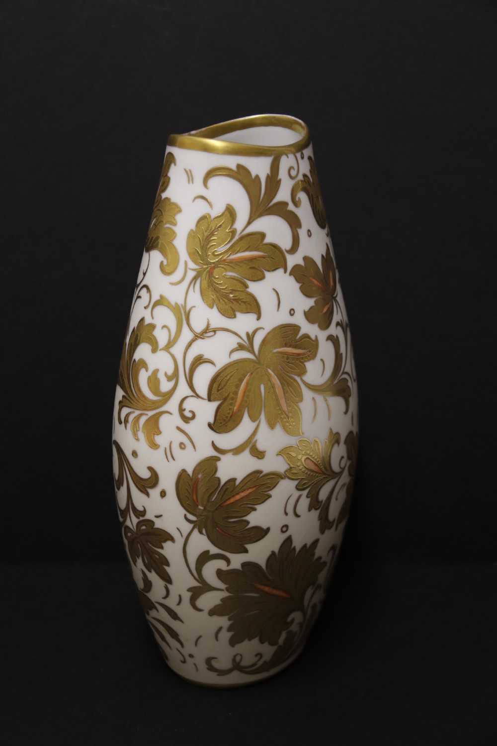 A fine Italian designer porcelain vase by Finzi View IV