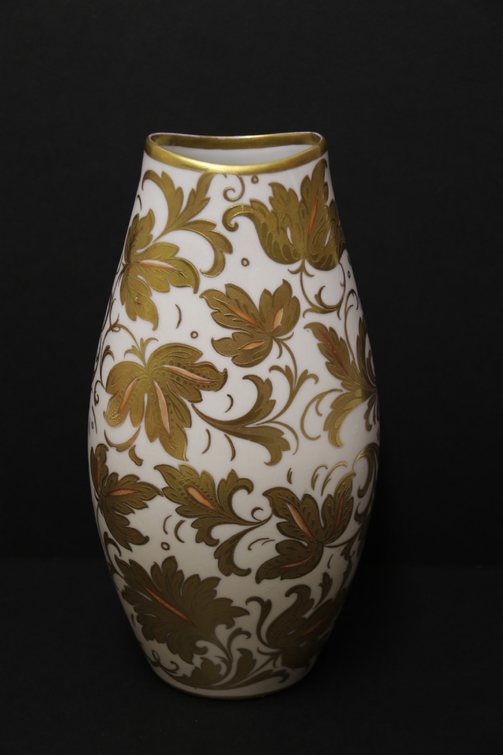 A fine Italian designer porcelain vase by Finzi View V
