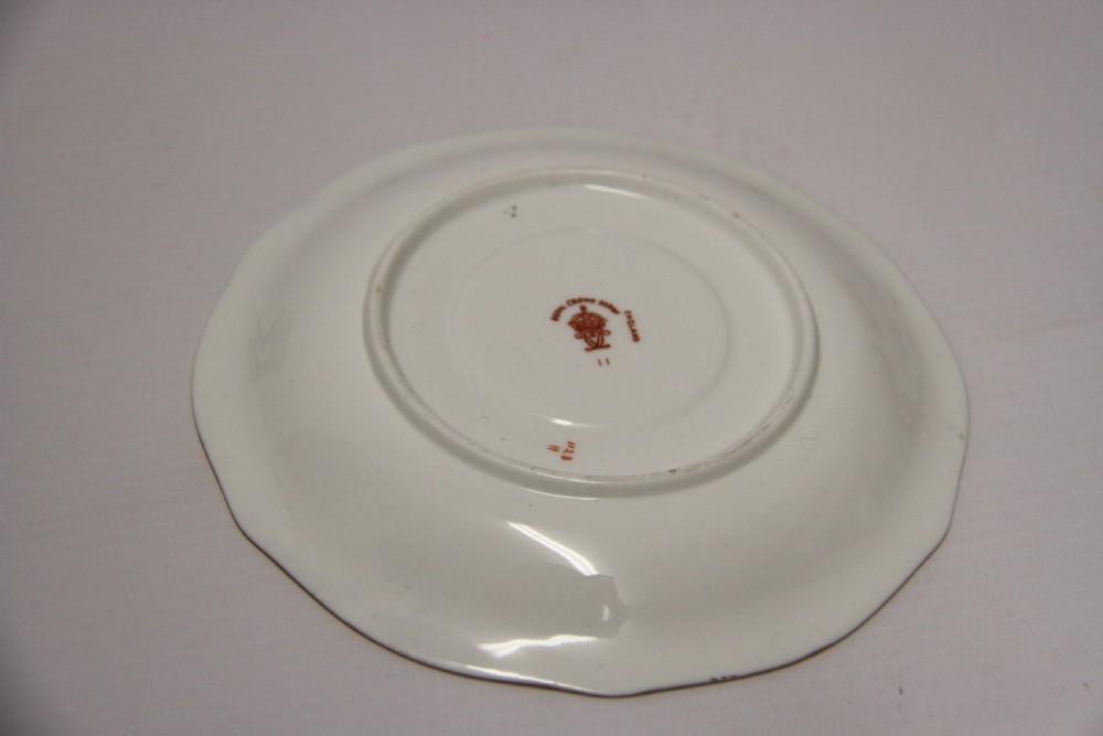 Crown Derby hand painted set of 6 cups and saucers, C 1910 -11 View VII