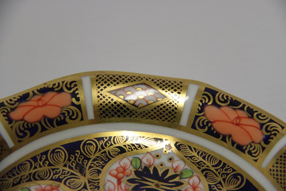 Crown Derby hand painted set of 6 cups and saucers, C 1910 -11 View XI
