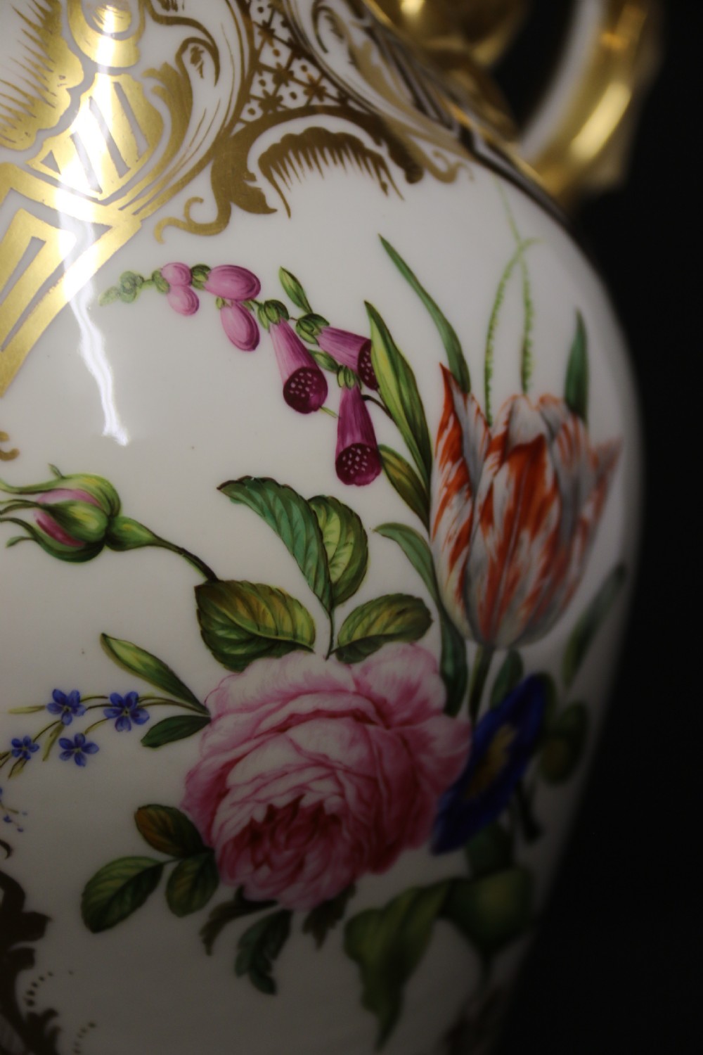 A magnificent 19th century porcelain vase by Thun of Austria, C1850 View XVII