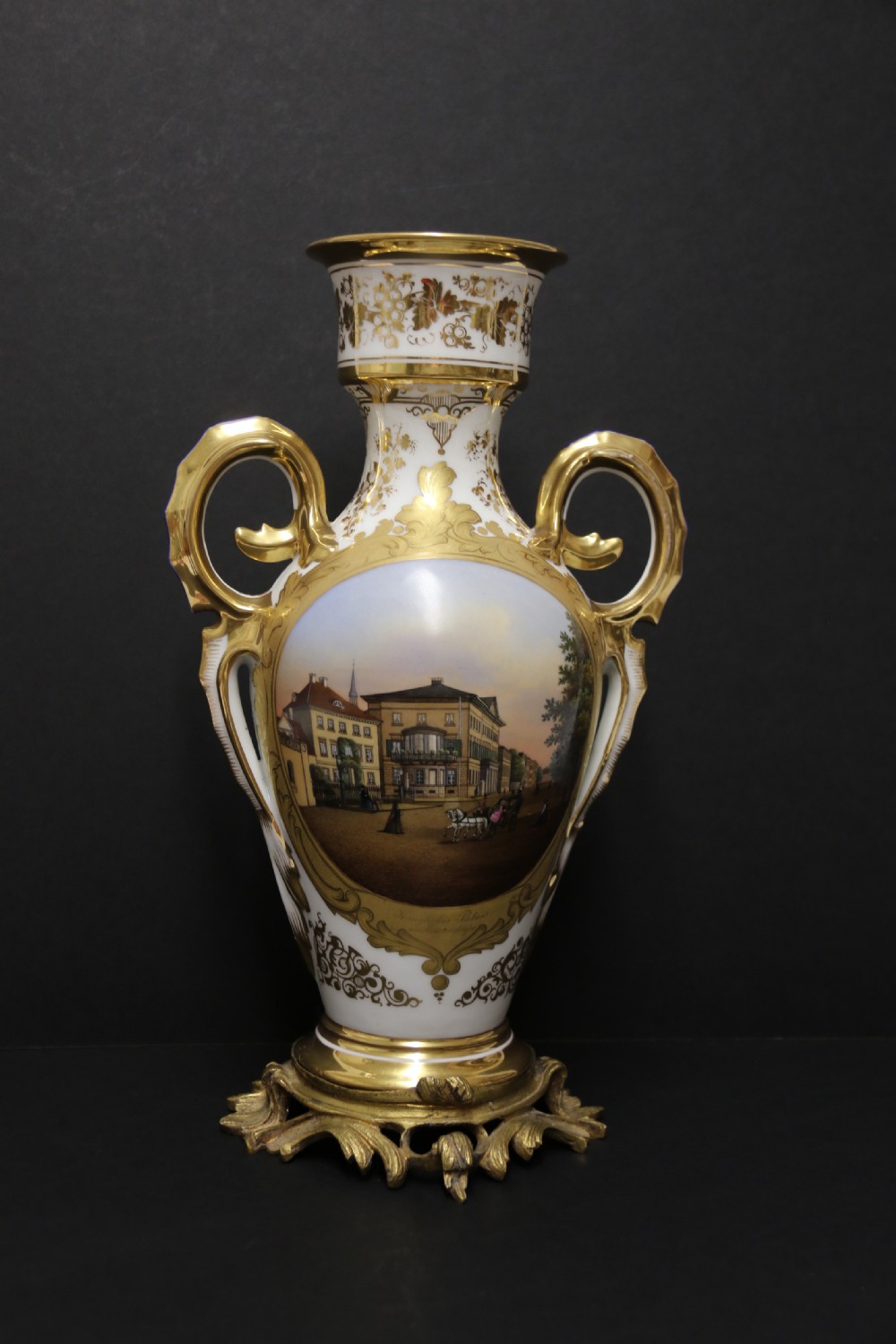 A magnificent 19th century porcelain vase by Thun of Austria, C1850 View XXI