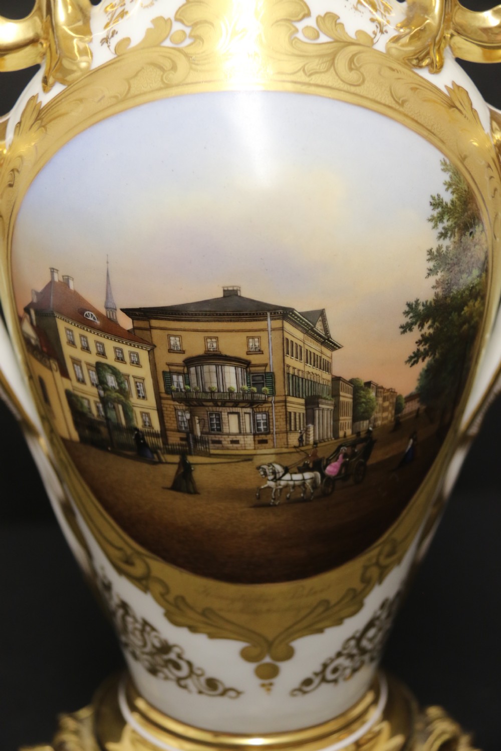 A magnificent 19th century porcelain vase by Thun of Austria, C1850 View XXIII