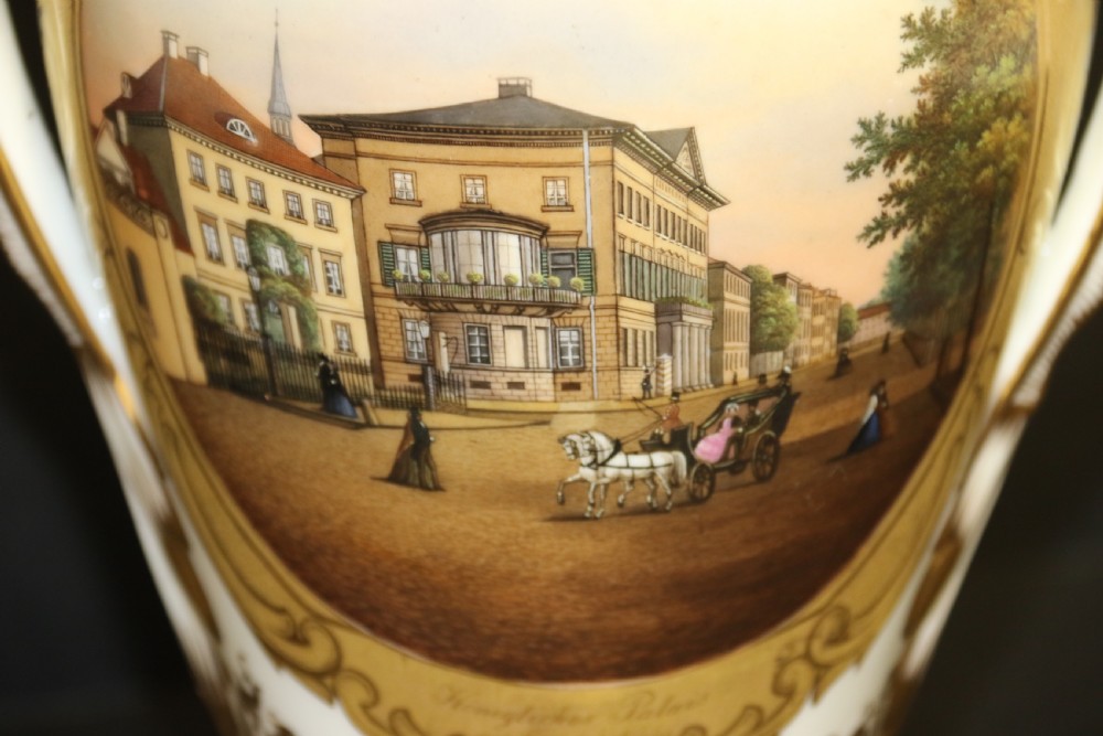 A magnificent 19th century porcelain vase by Thun of Austria, C1850 View XXV