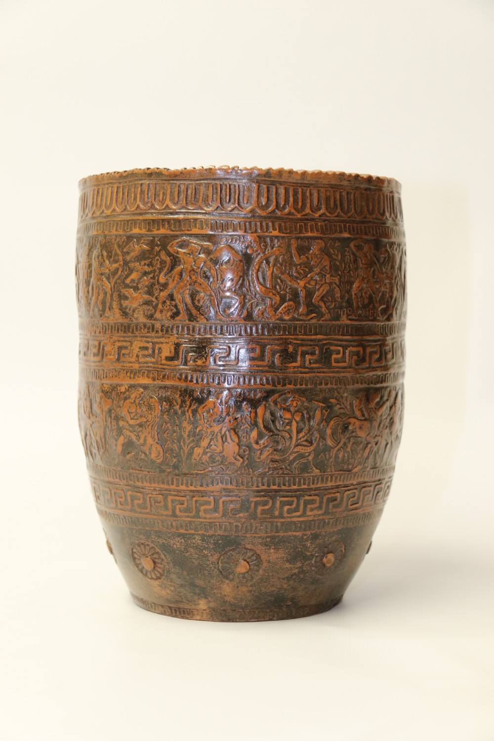 A stylish 19th century Greek terracotta Vase View II