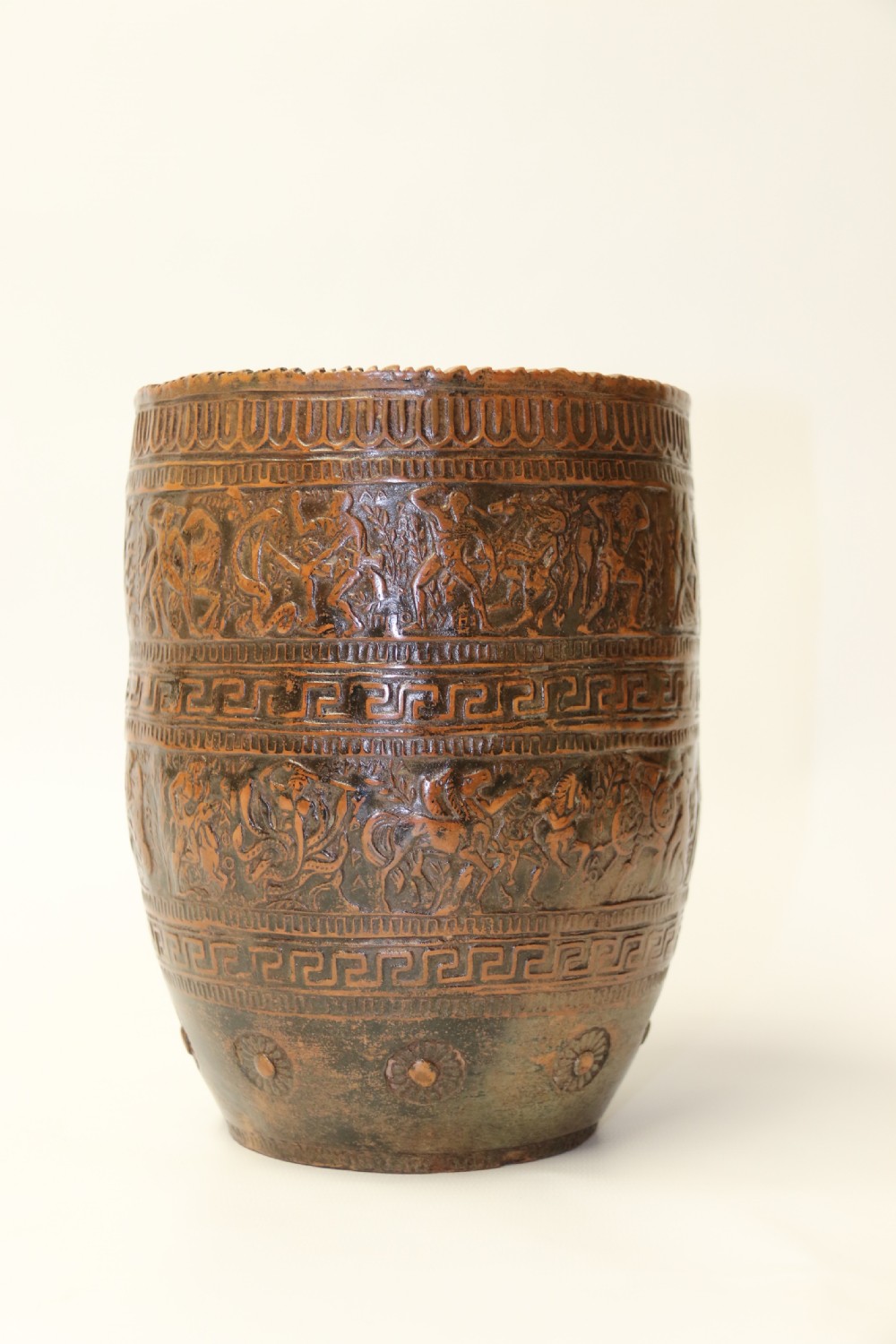 A stylish 19th century Greek terracotta Vase View III