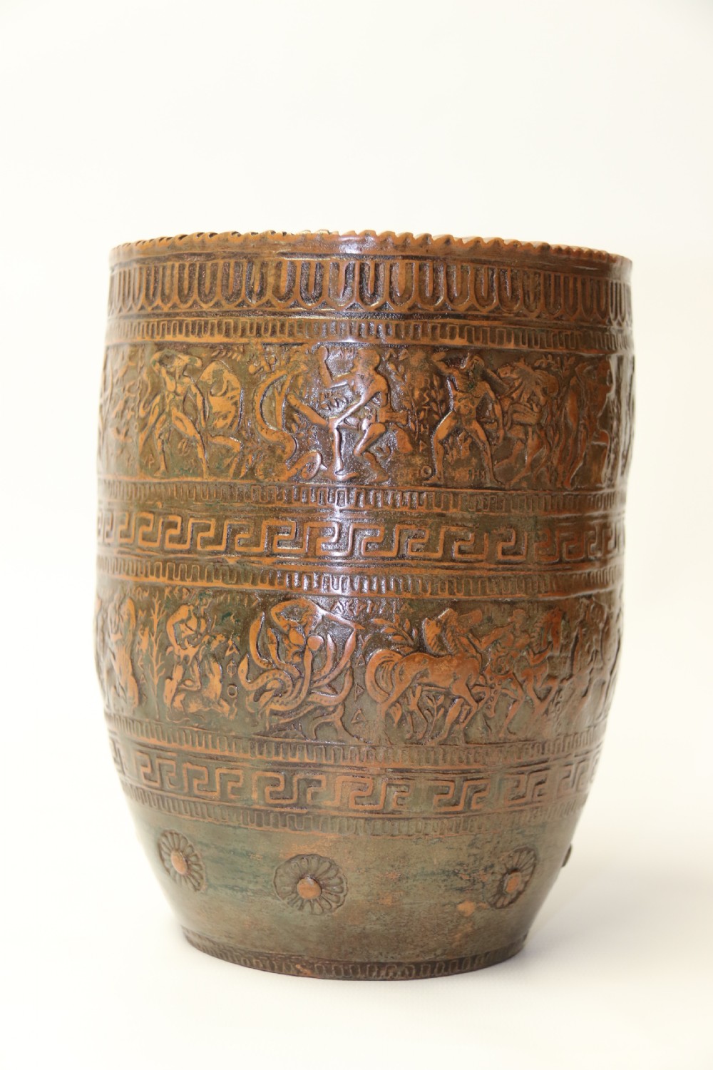 A stylish 19th century Greek terracotta Vase View V