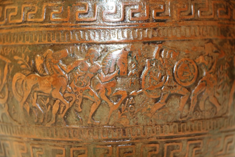 A stylish 19th century Greek terracotta Vase View VII