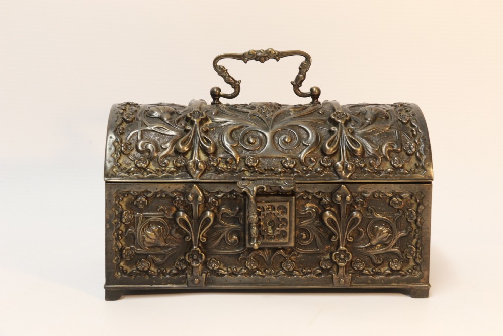 
A  fine French 19th-century bronze Jewel Casket

 View II