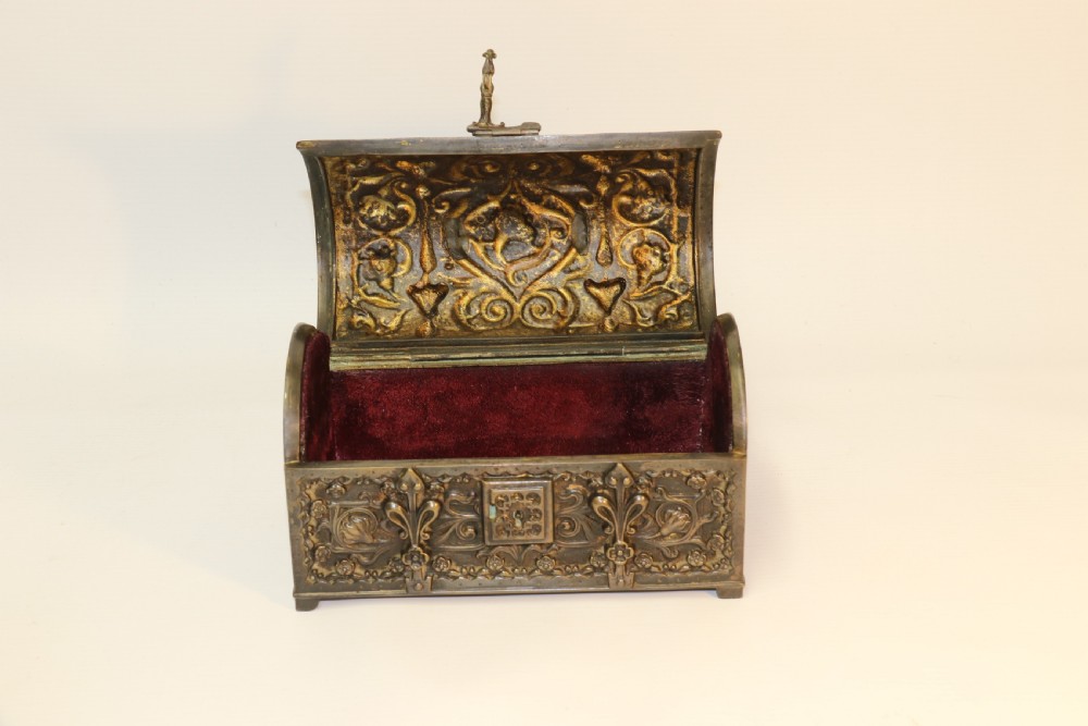
A  fine French 19th-century bronze Jewel Casket

 View VIII