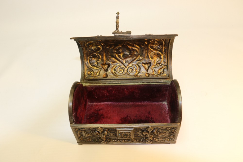 
A  fine French 19th-century bronze Jewel Casket

 View IX
