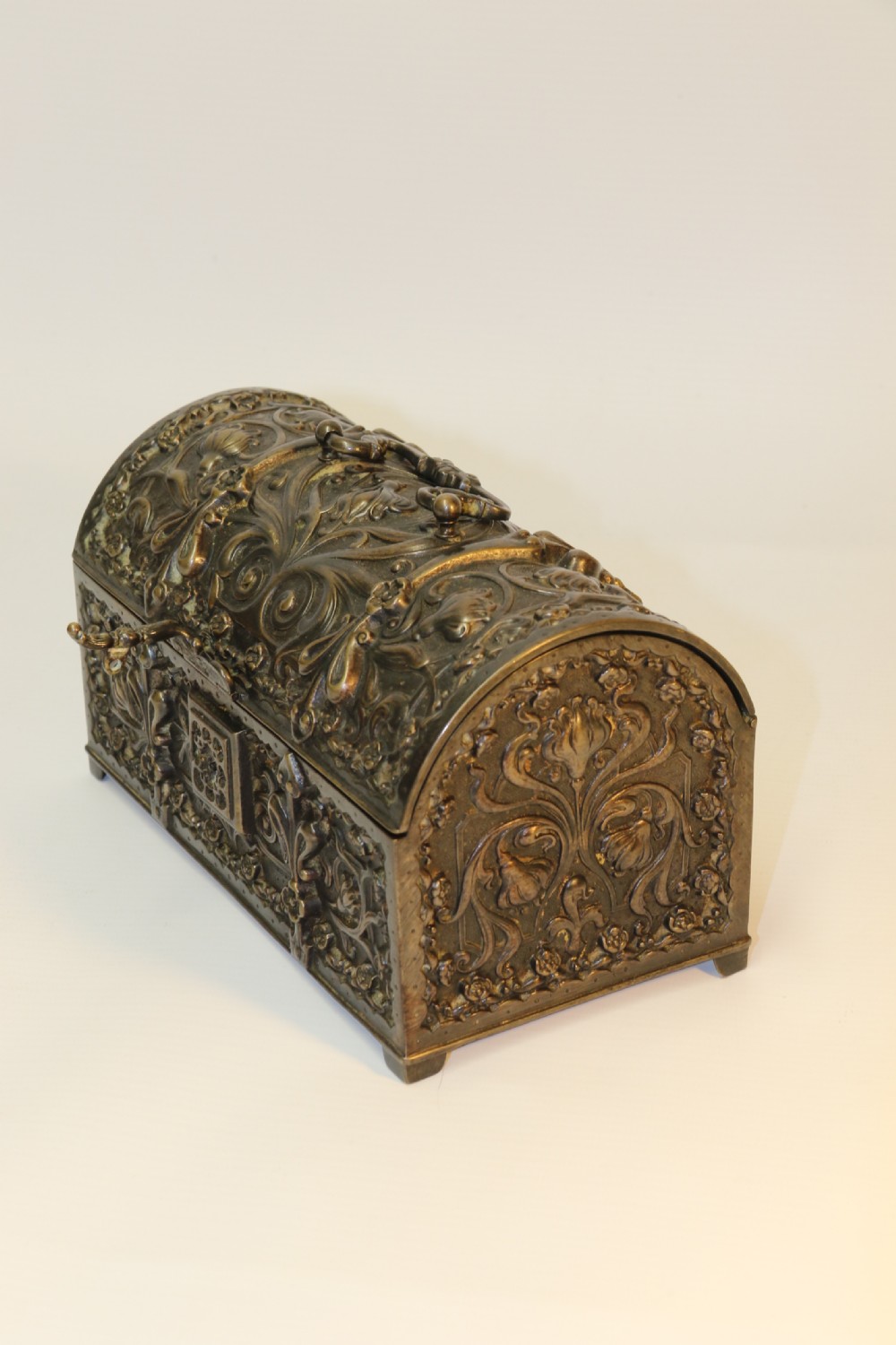 
A  fine French 19th-century bronze Jewel Casket

 View X