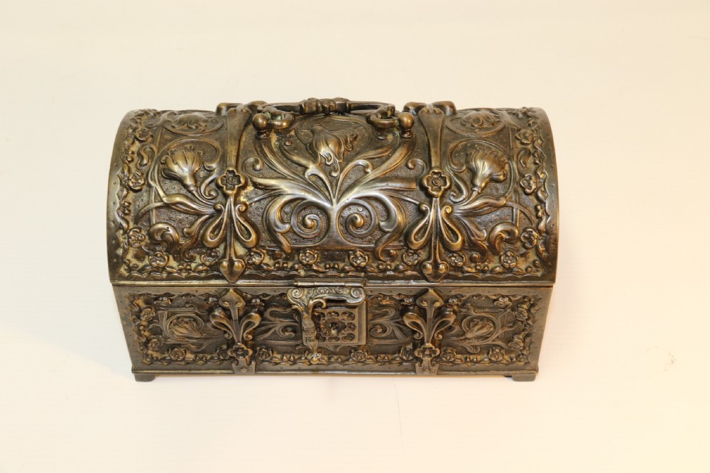 
A  fine French 19th-century bronze Jewel Casket

 View XII