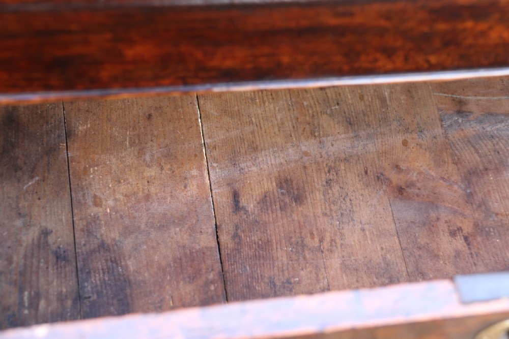 A good late 18th century three drawer oak dresser base   View VII