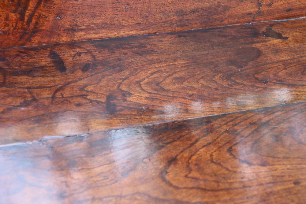 A good late 18th century three drawer oak dresser base   View X