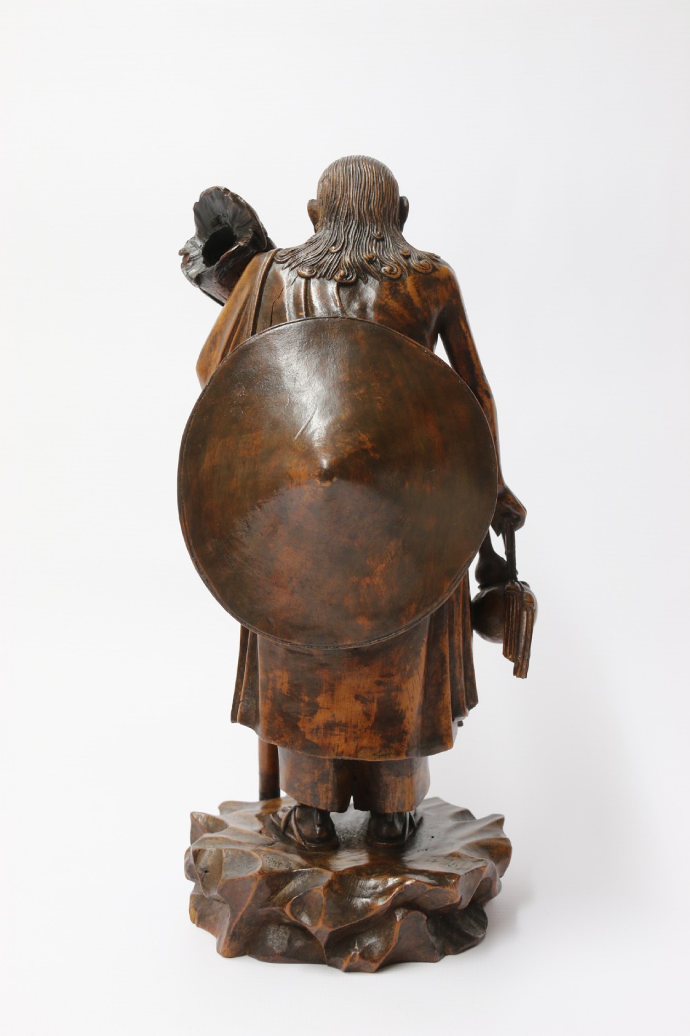 A fine Japanese Meiji period carved hardwood Okimono   View VI