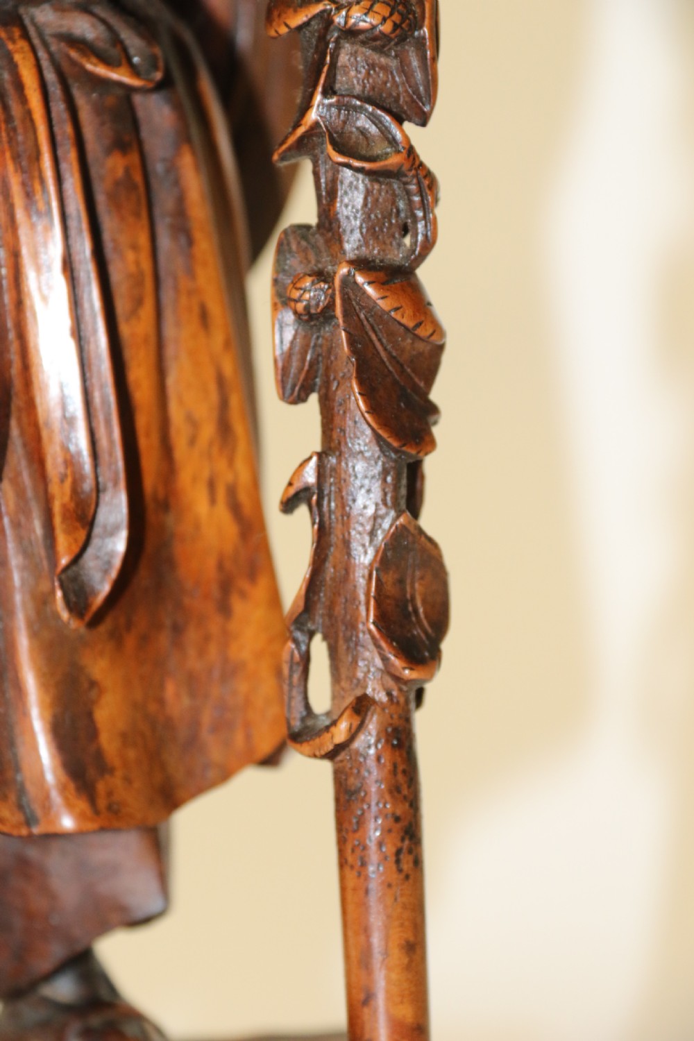 A fine Japanese Meiji period carved hardwood Okimono   View XVI