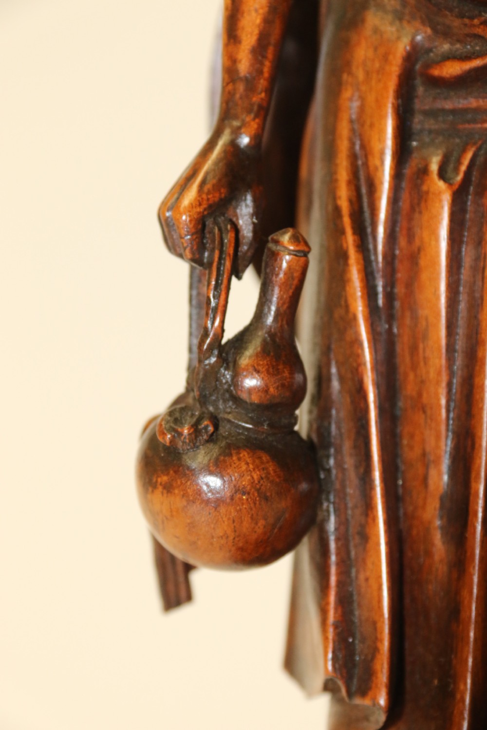 A fine Japanese Meiji period carved hardwood Okimono   View XVII