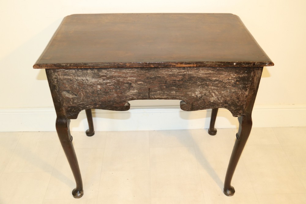 A rare early Georgian Walnut Low Boy, Circa 1730 View V