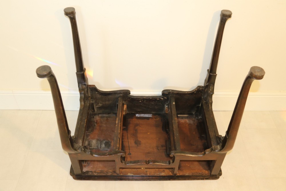 A rare early Georgian Walnut Low Boy, Circa 1730 View VIII